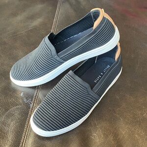 Kelly & Katie Black Slip-On Shoes